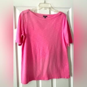 Talbots Bateau Neck Tee- Size M